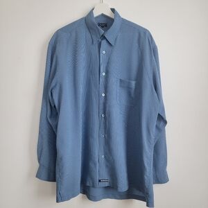 Ted Baker Blue Checkered Men's Shirt